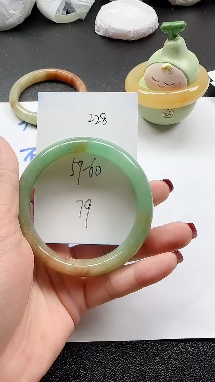 未镶嵌手镯石英质玉228+5960