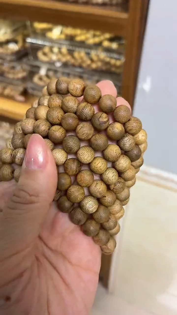 沉香手串文莱圆珠单圈0.9多样性发其一