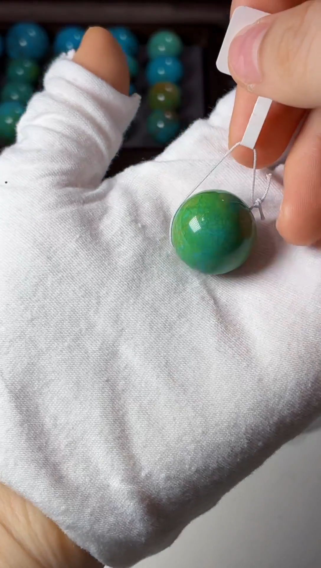 未镶嵌绿松石吊坠1