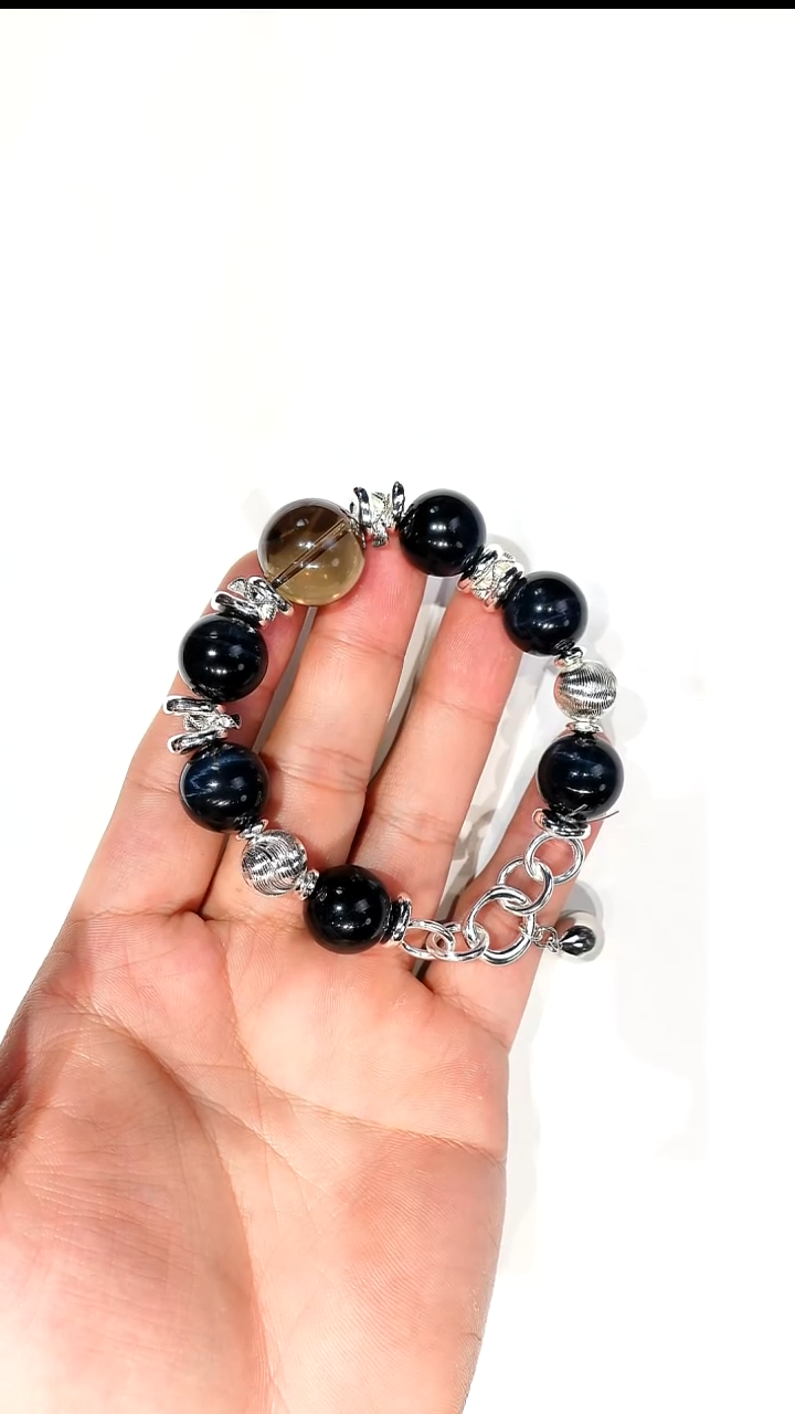 未镶嵌手链水晶蓝虎眼手链