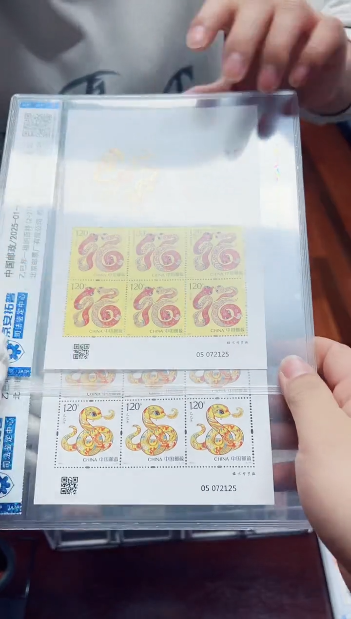 【闪购商品】2025《乙巳年蛇》小版大全（一套两张）