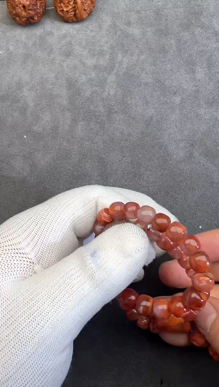 【闪购商品】南红玛瑙手链合金南红手串1