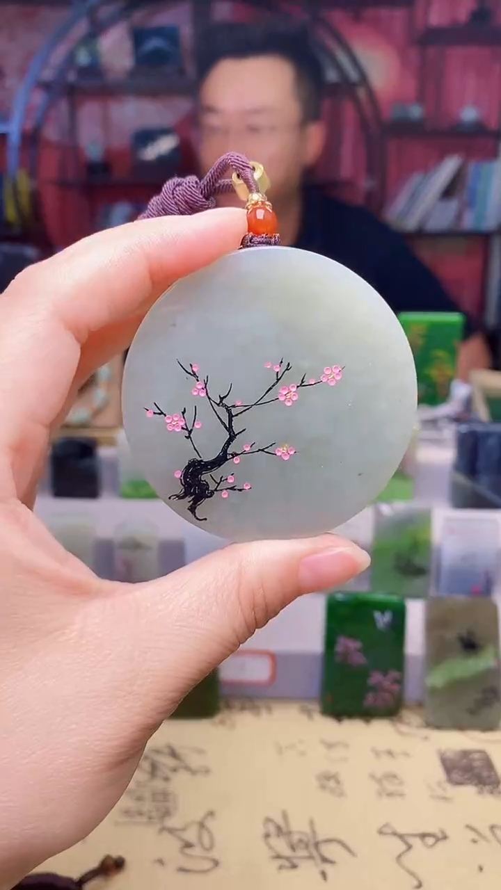 和田玉未镶嵌挂件173