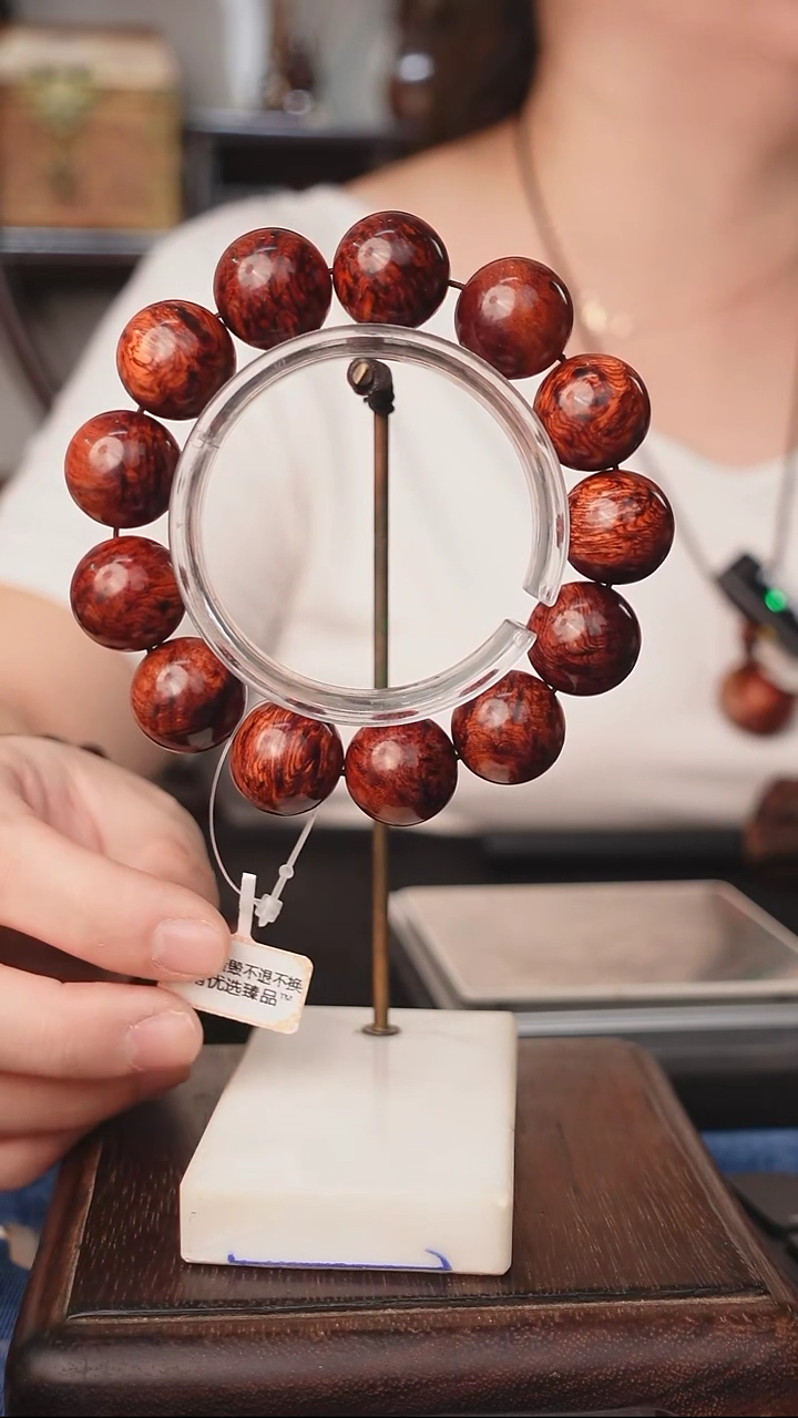 木本降真香红降花梨公1.8手串-47k