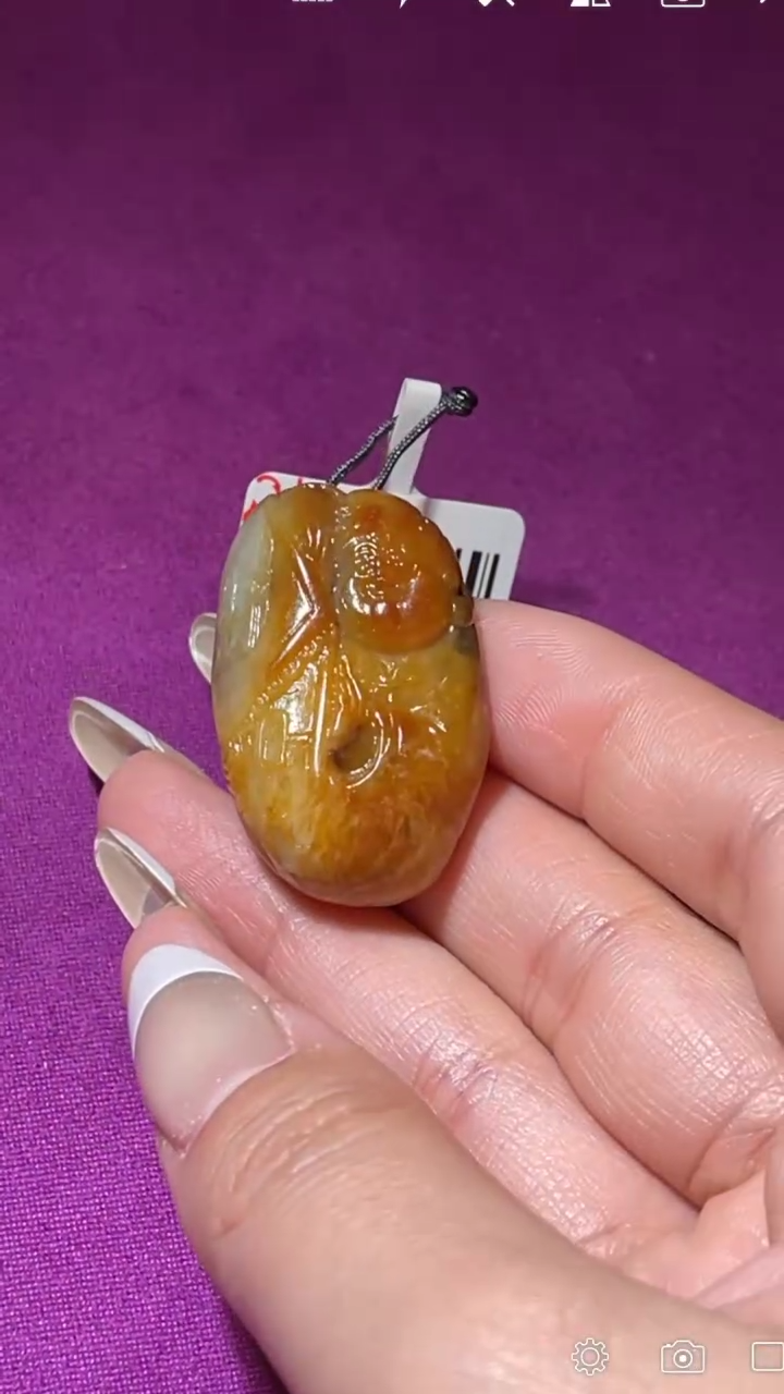 【闪购商品】和田玉BH678未镶嵌小财神 吊坠