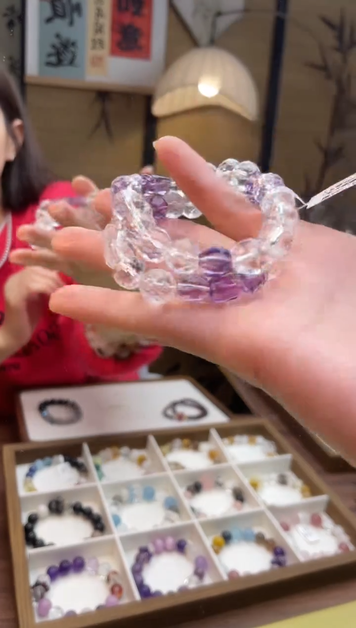 【闪购商品】水晶手链合金白水晶