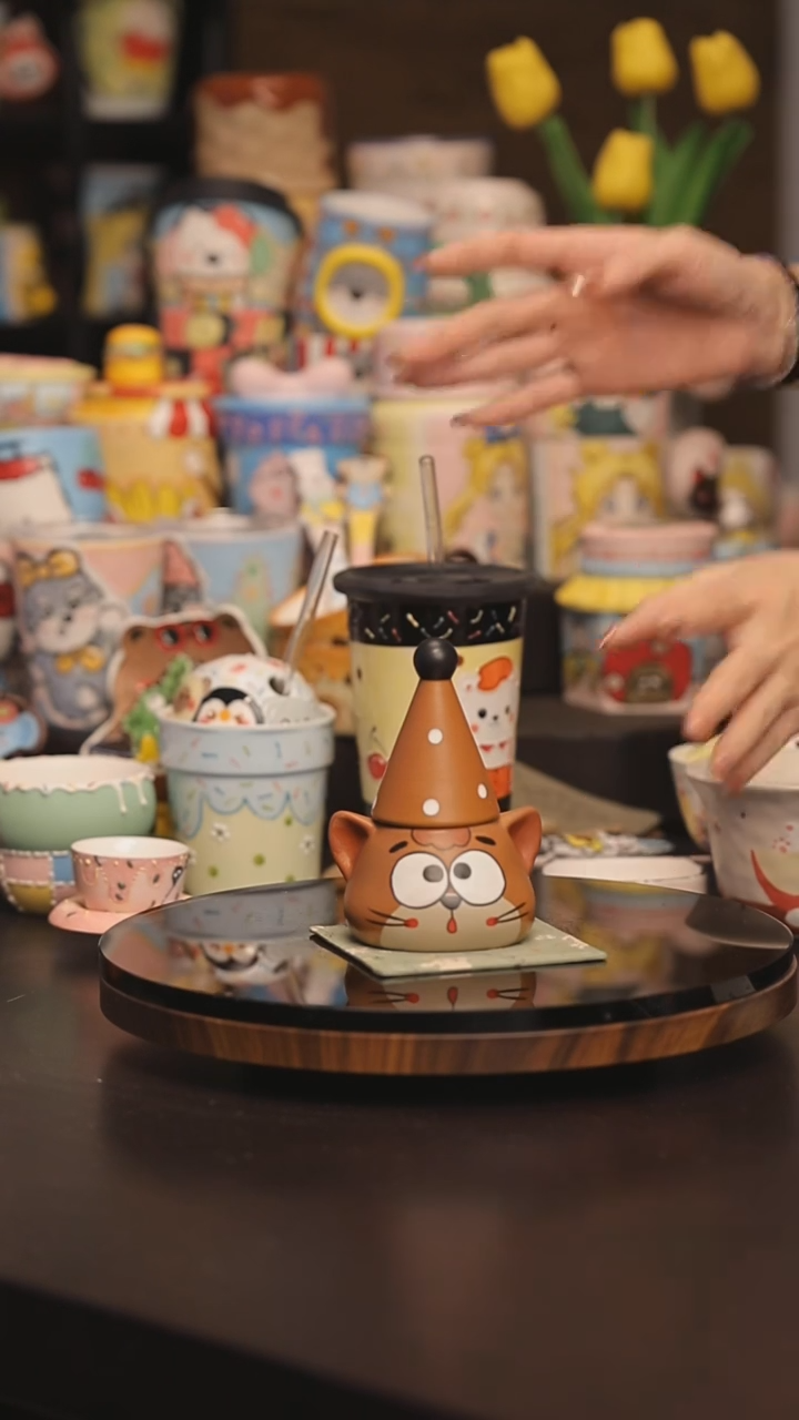 景德镇釉下彩绘设计师款式陶瓷