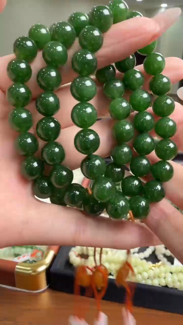 颈饰未镶嵌和田玉手串（多样性，发一）