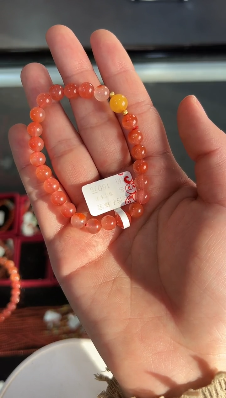 未镶嵌手链南红玛瑙南红单圈手串