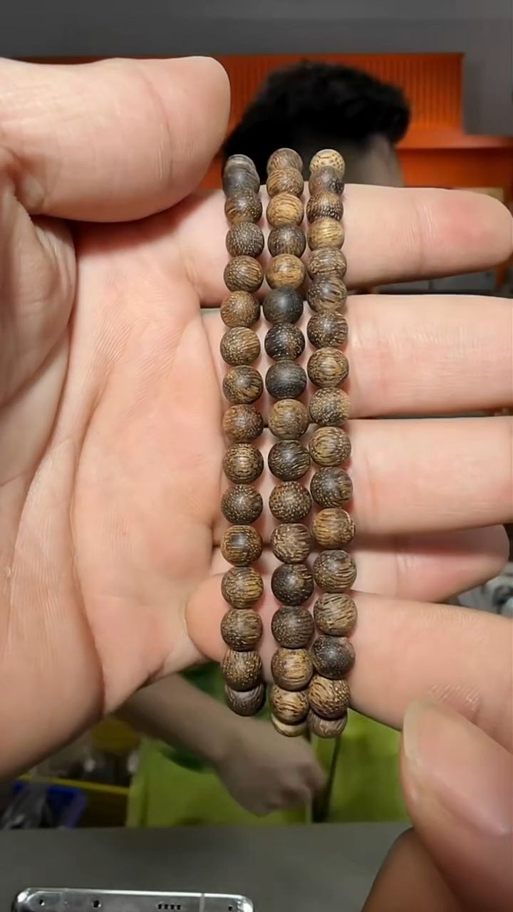沉香手串104号长串18g0.6多样性发一