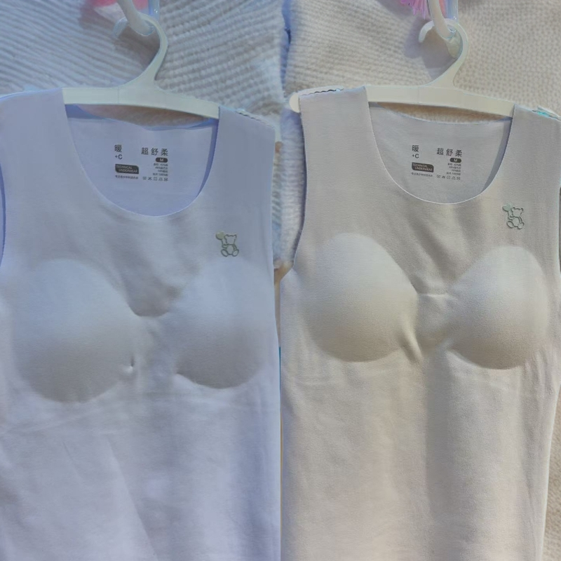 55981莫代尔云彩棉背心圆领超舒适