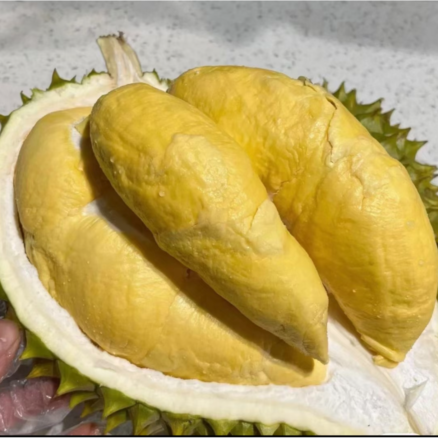 【现开果肉】昆明同城小时达 保干苞软糯 核大 老树干尧鲜榴莲1斤起 榴莲同城送干尧越南干尧越南