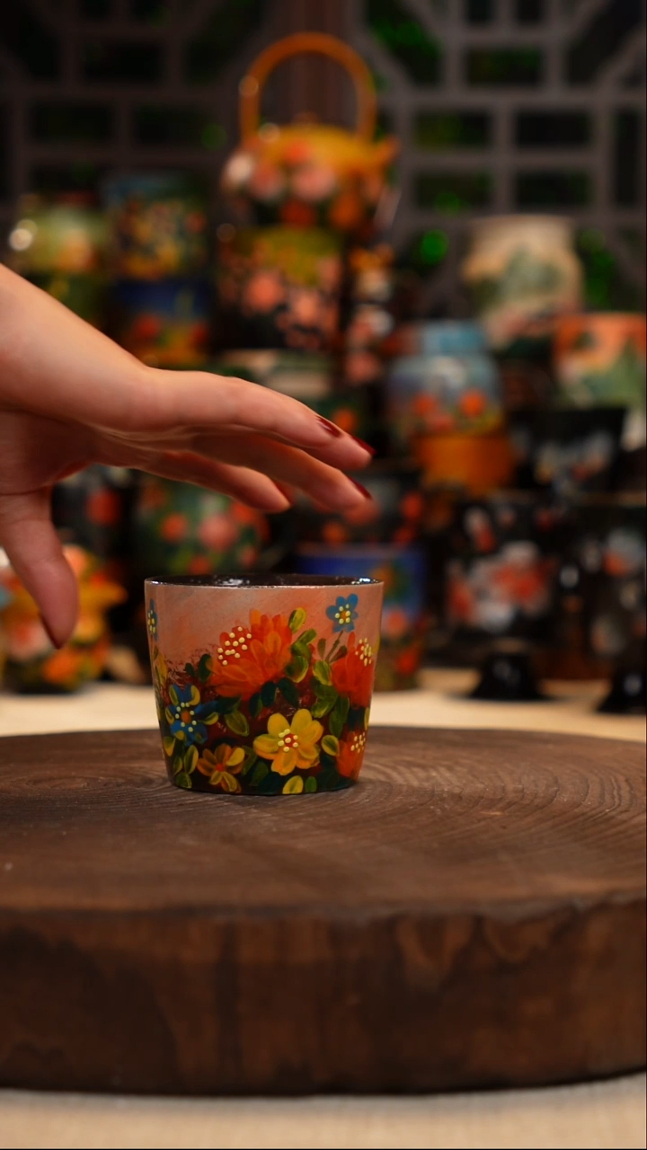 油画   釉下彩   杯子