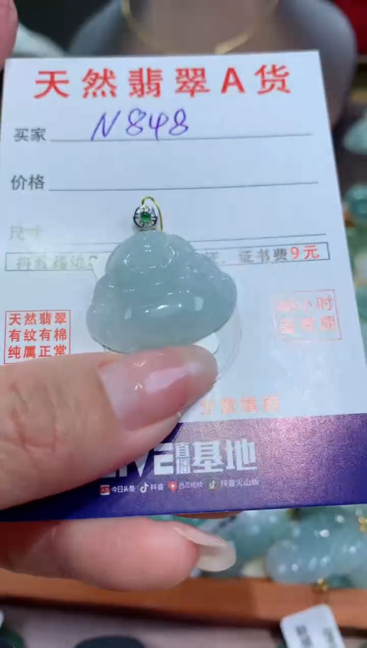 【闪购商品】翡翠颈饰未镶嵌天然缅甸a货翡翠