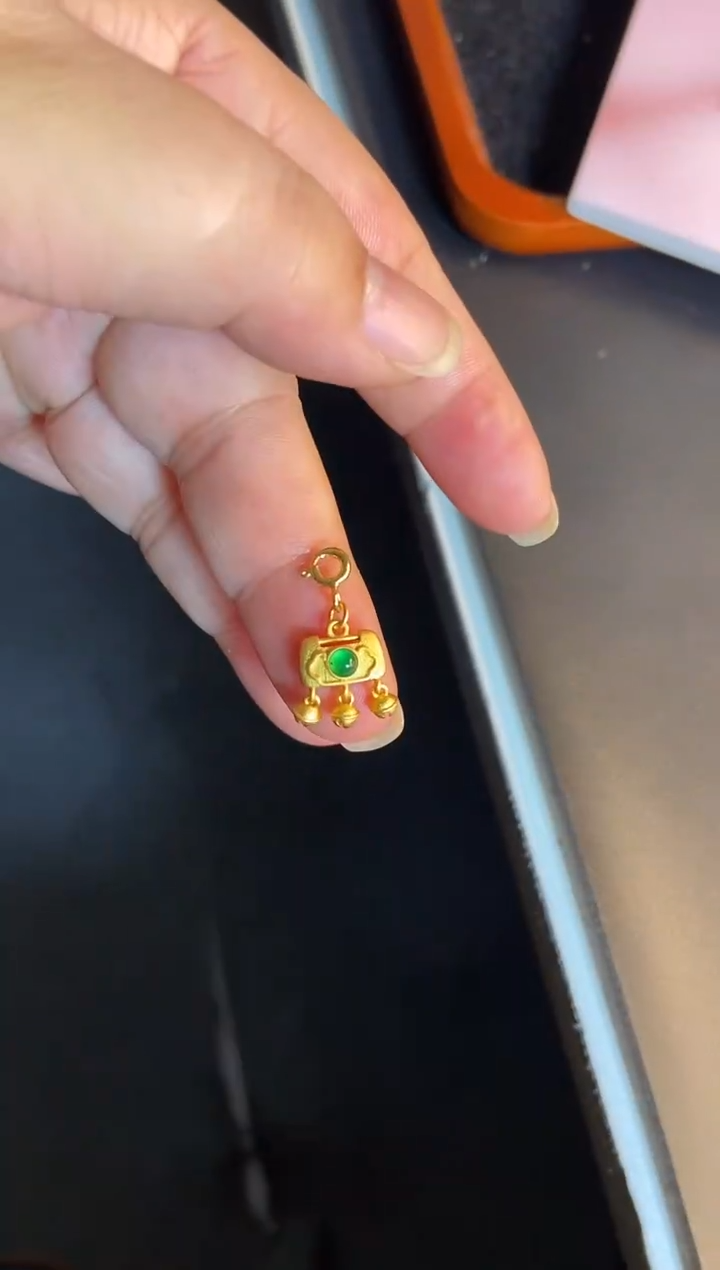 吊坠(不含链)银S925镶嵌翡翠1