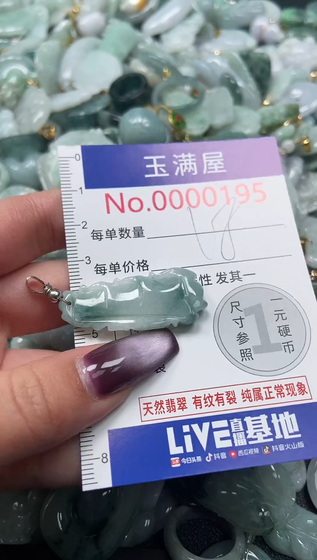 颈饰未镶嵌翡翠195