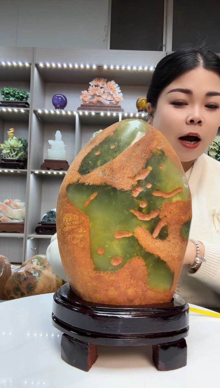 石材天然石材家居摆件办公室客厅玄关高档摆件