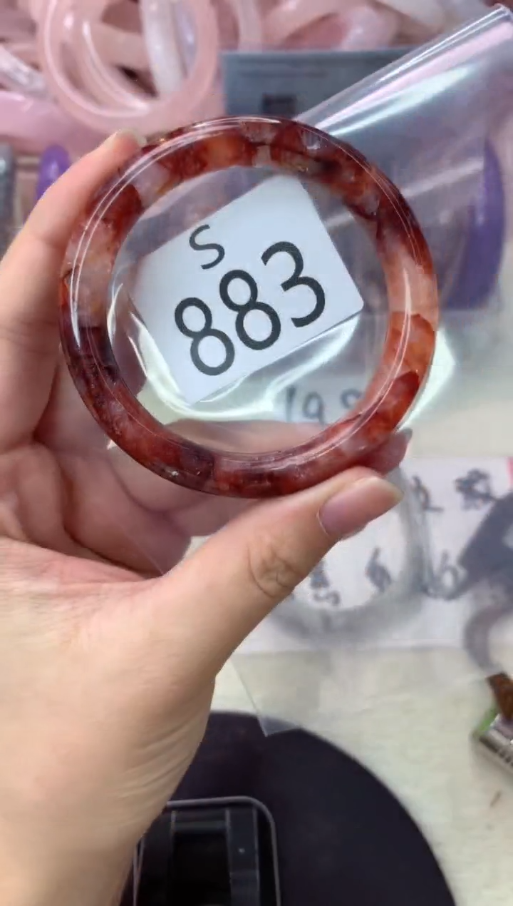 未镶嵌手镯水晶S883-52