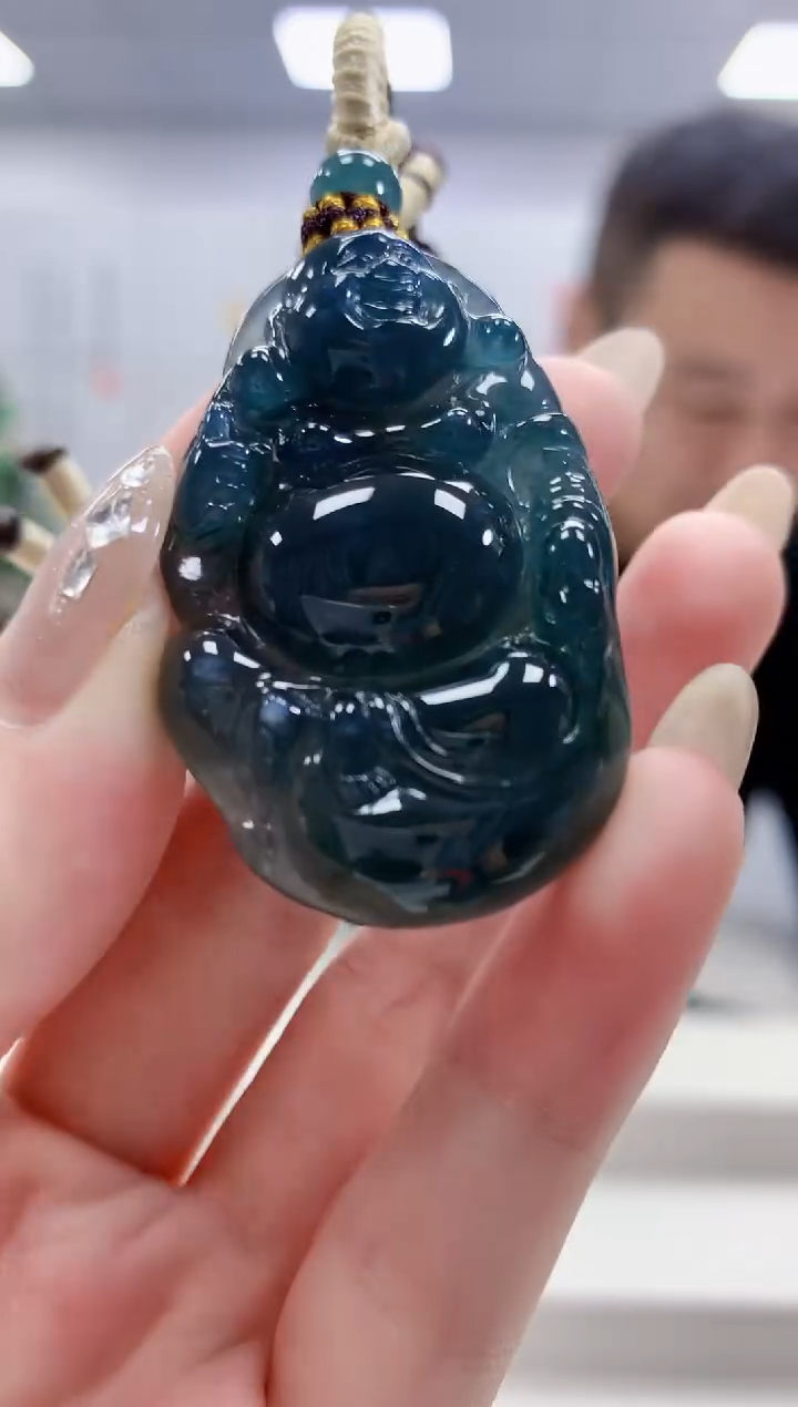 未镶嵌定制翡翠4898jw-毛货挂件65