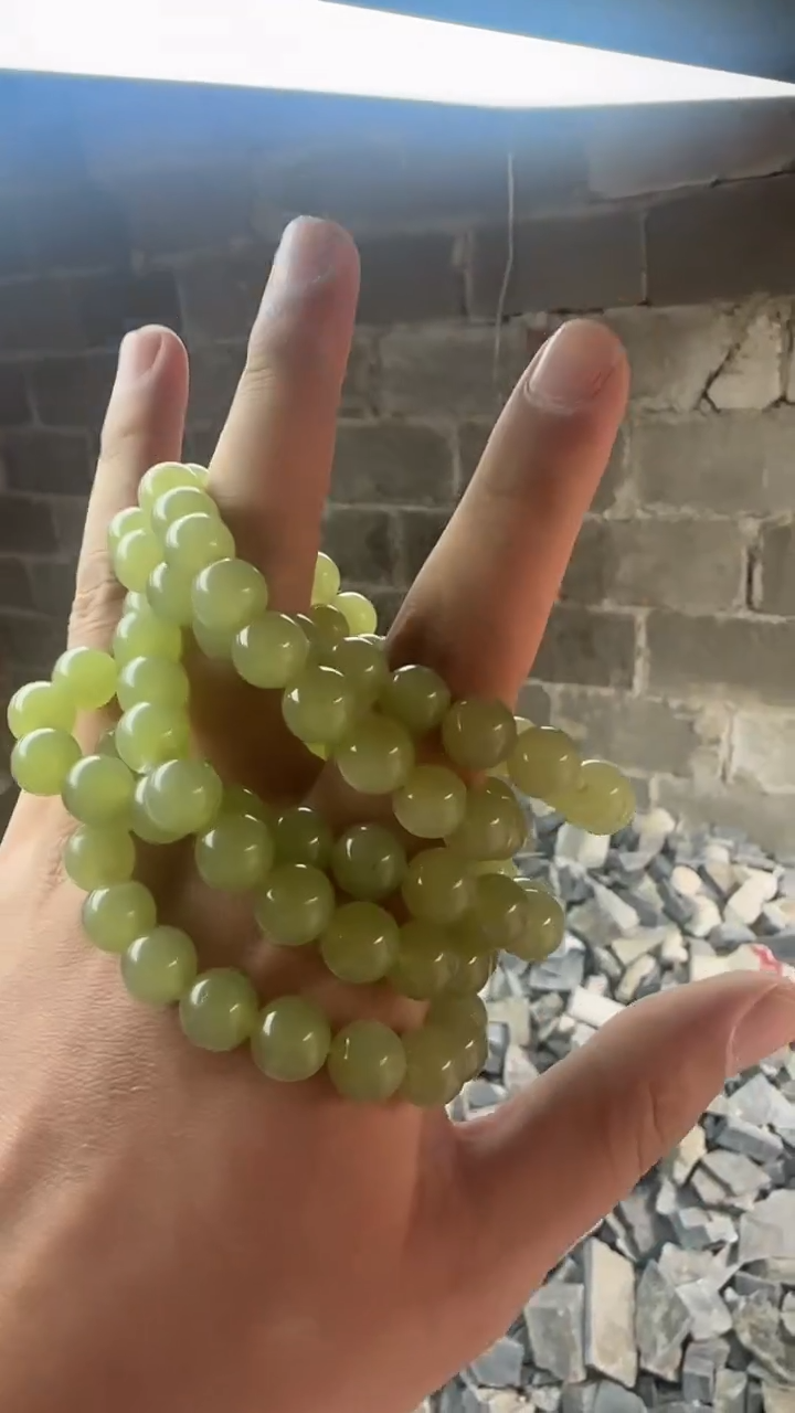 湖水绿手串男女款