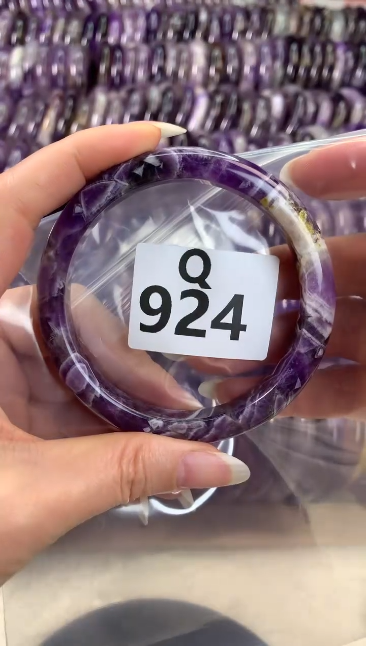 【闪购商品】水晶水晶手镯Q未镶嵌924-63+