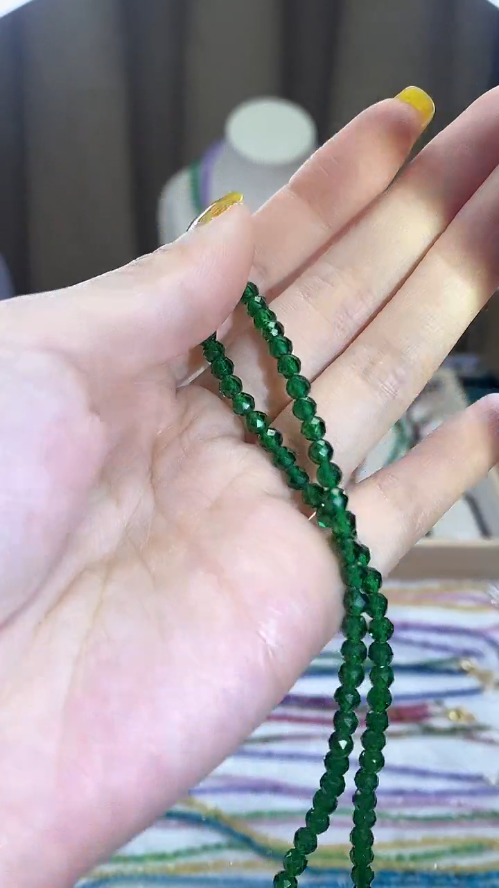 【闪购商品】透辉石项链14K金镶嵌诗宁甄选珠宝SYZB34