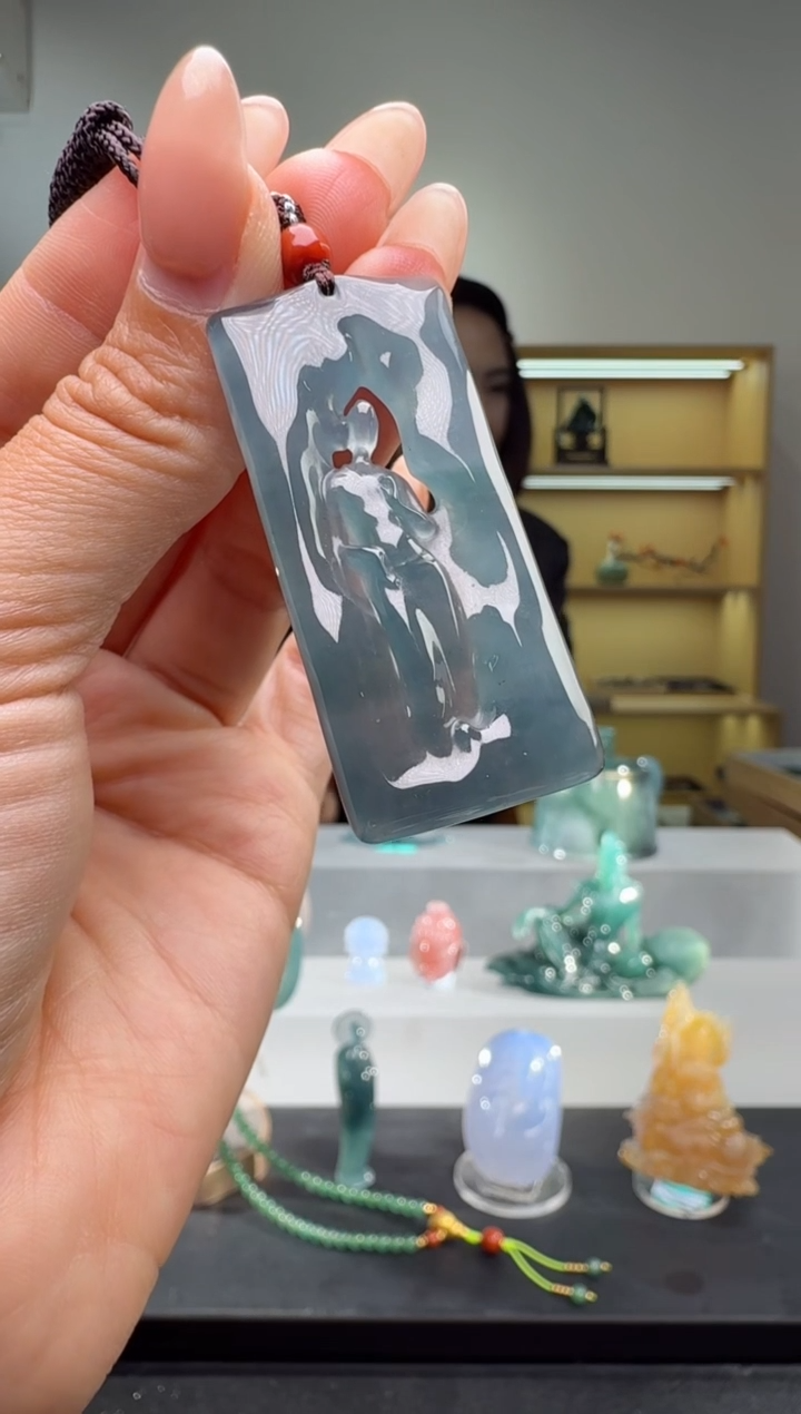 吊坠(不含链)未镶嵌翡翠悟道