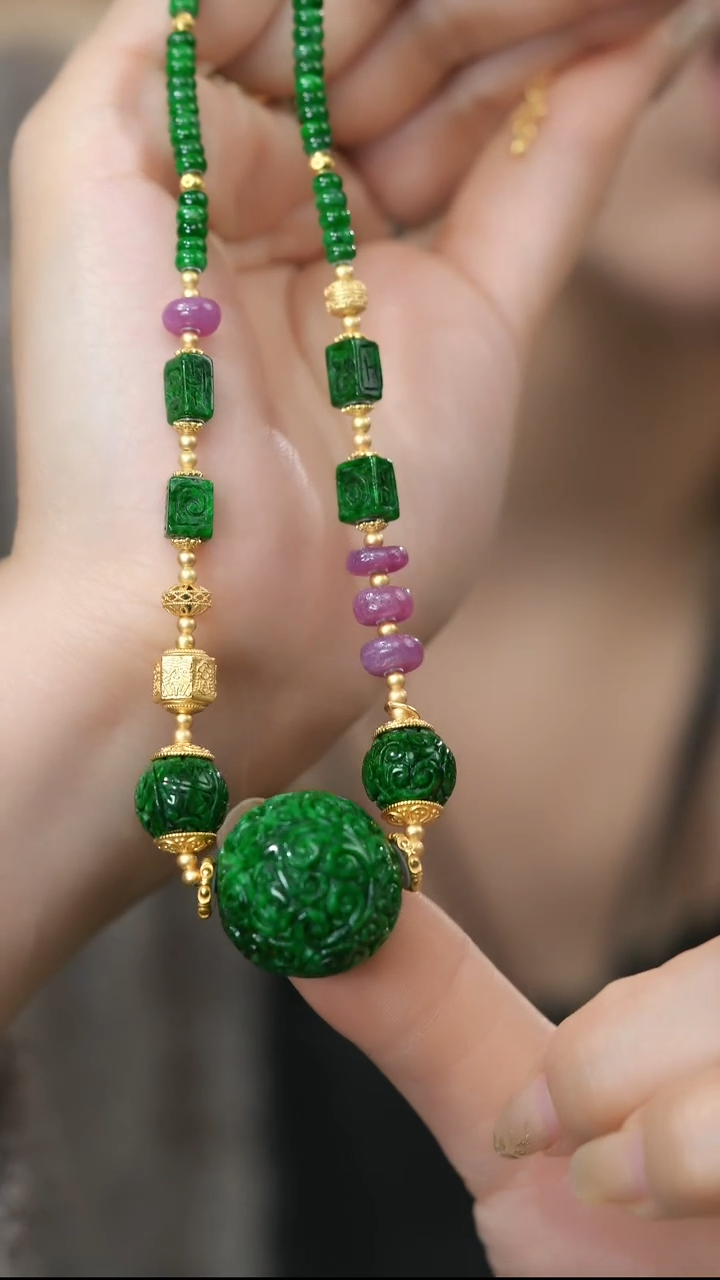 颈饰未镶嵌翡翠@ZMG14120501@