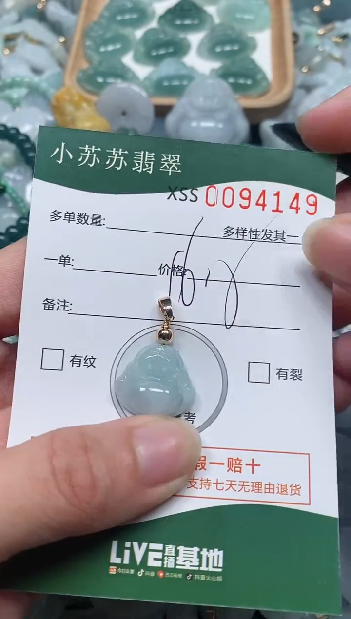 【闪购商品】翡翠颈饰未镶嵌闪购商品0094149