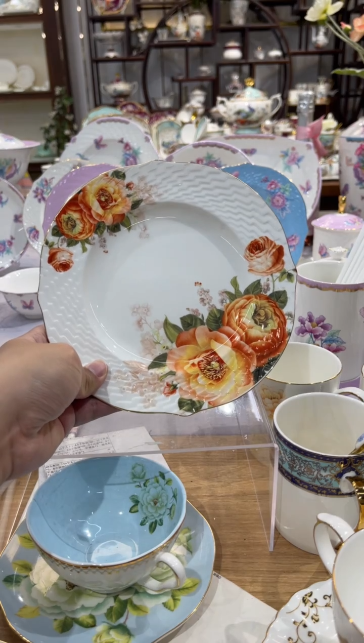 45%以上骨粉骨瓷8英寸平盘