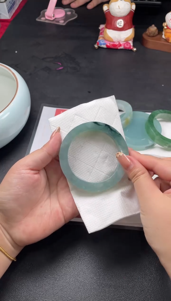 【闪购商品】定制翡翠手镯未镶嵌SZAYJ52DZS