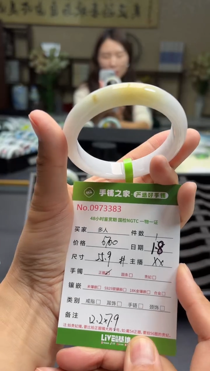 【闪购商品】翡翠手镯未镶嵌多人