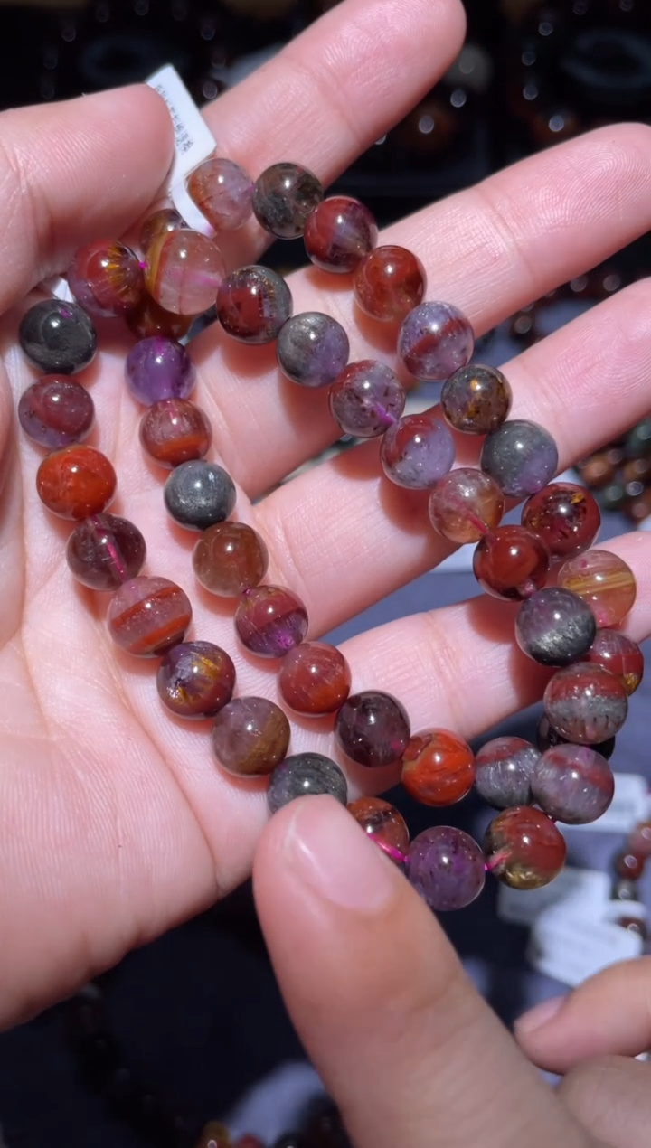 【闪购商品】水晶手链未镶嵌极光单圈8mm多样性发其一