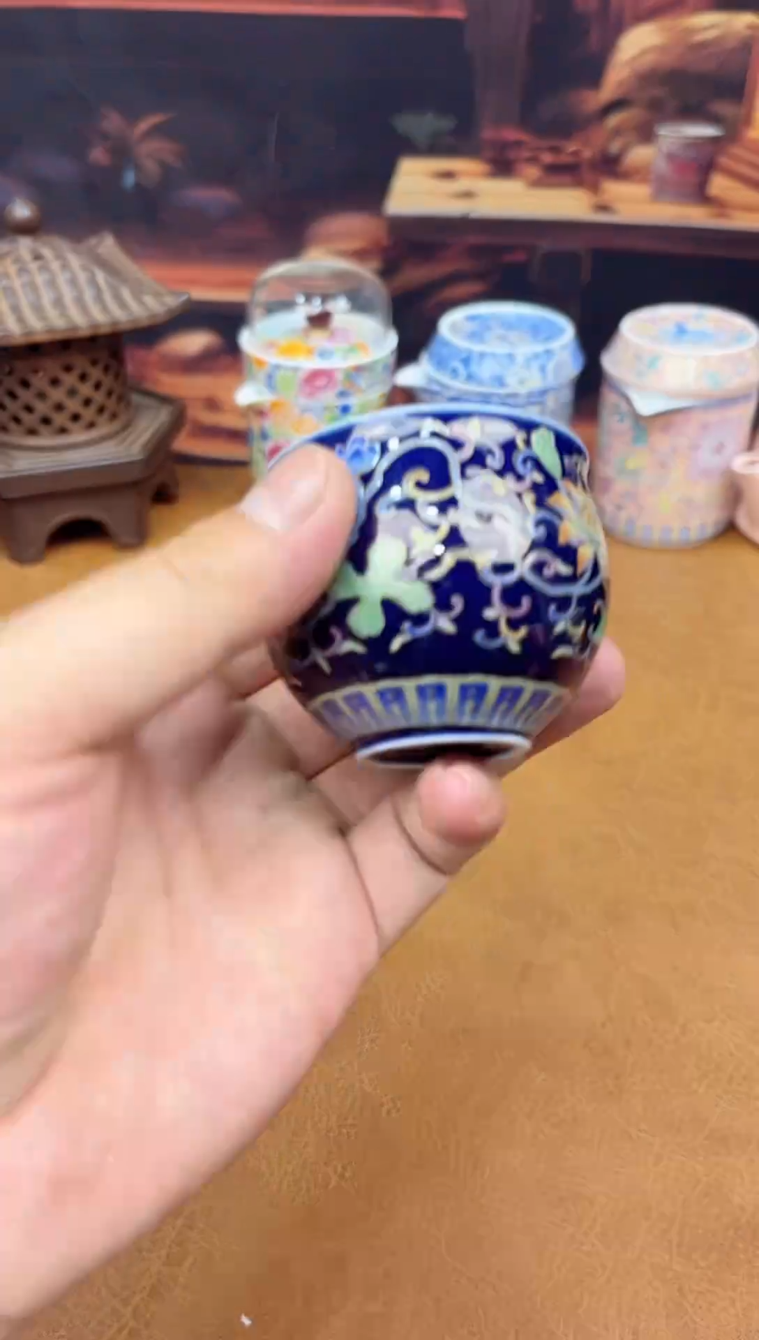 【闪购商品】陶瓷茶具摆件茶叶罐