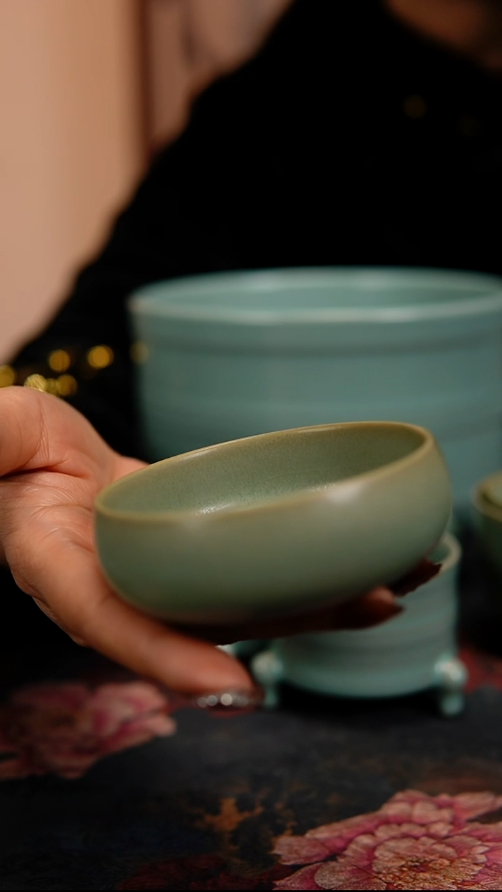 瓷片原产地原矿釉汝瓷