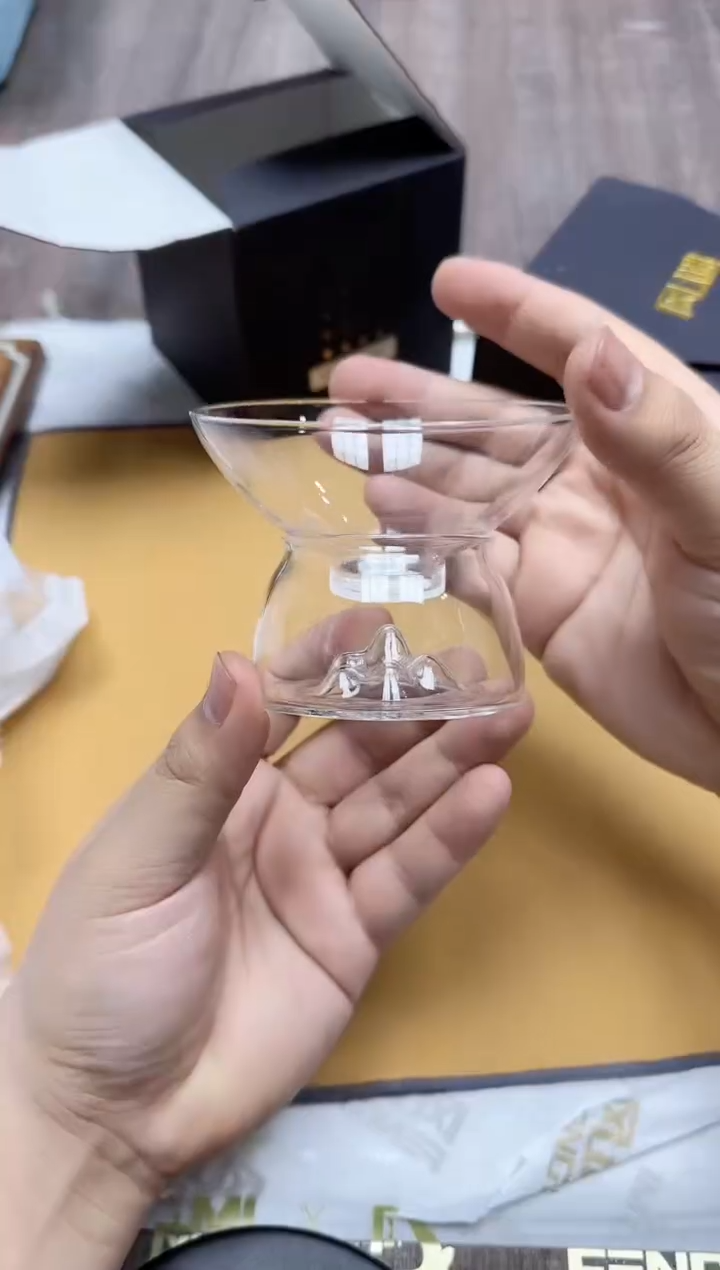 【闪购商品】其他风谜观山茶漏透明孤品