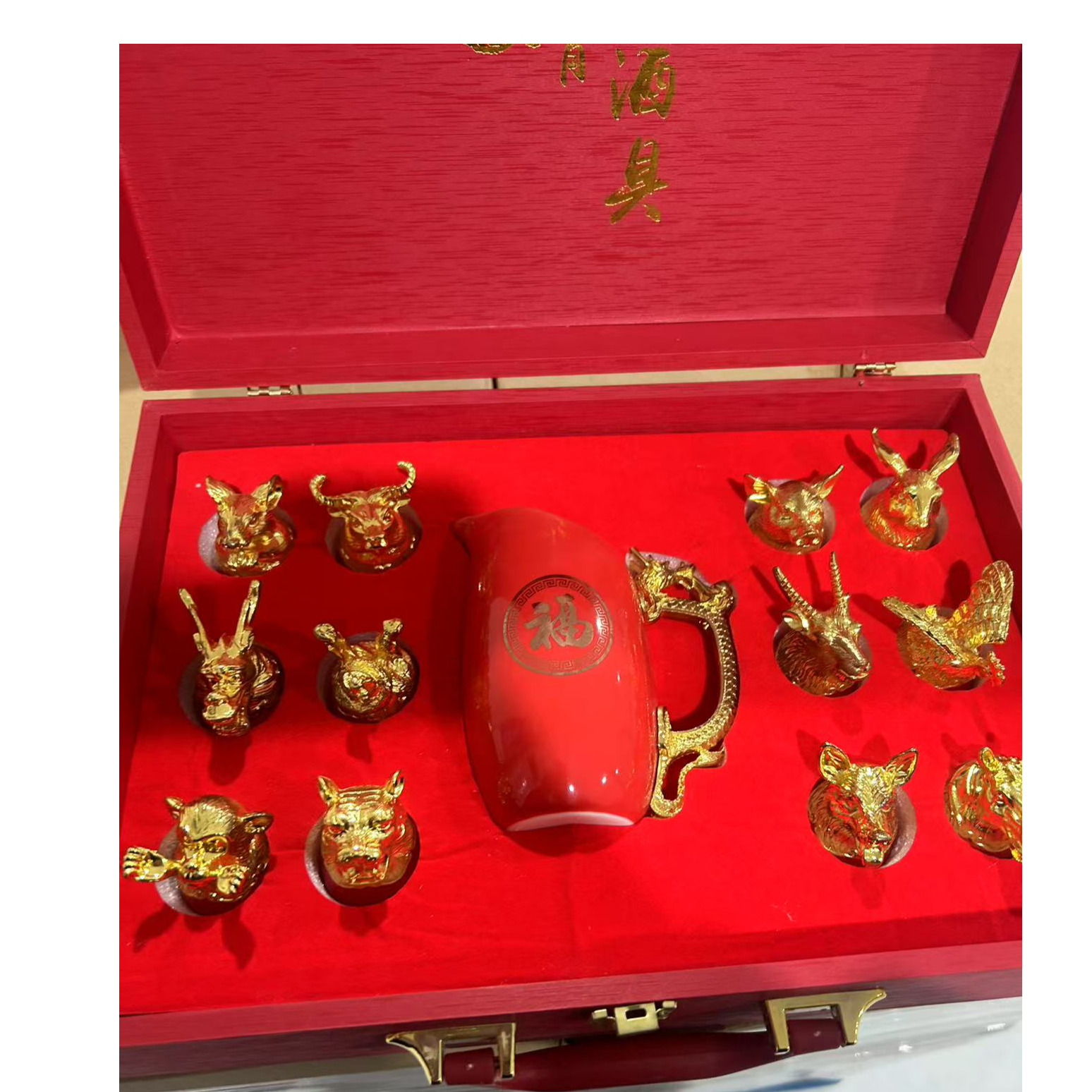 【主播补贴】十二生肖酒具随机颜色