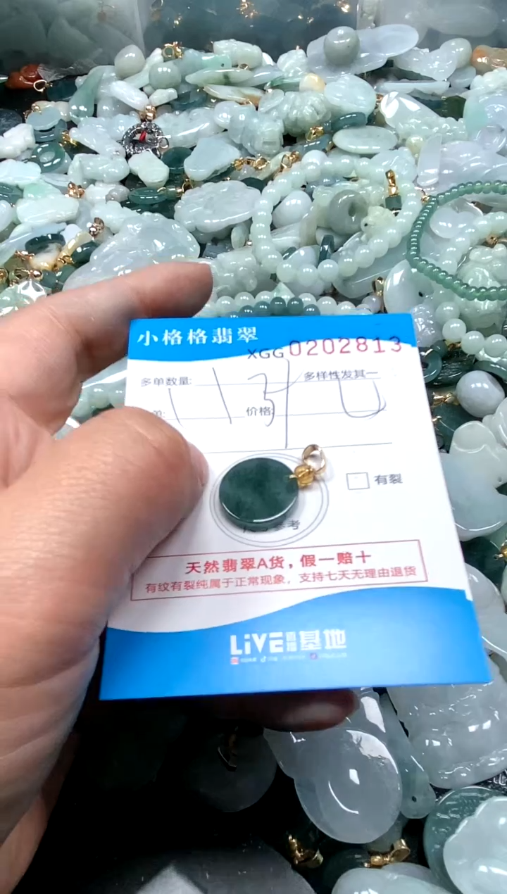 【闪购商品】翡翠颈饰未镶嵌闪购商品0202813