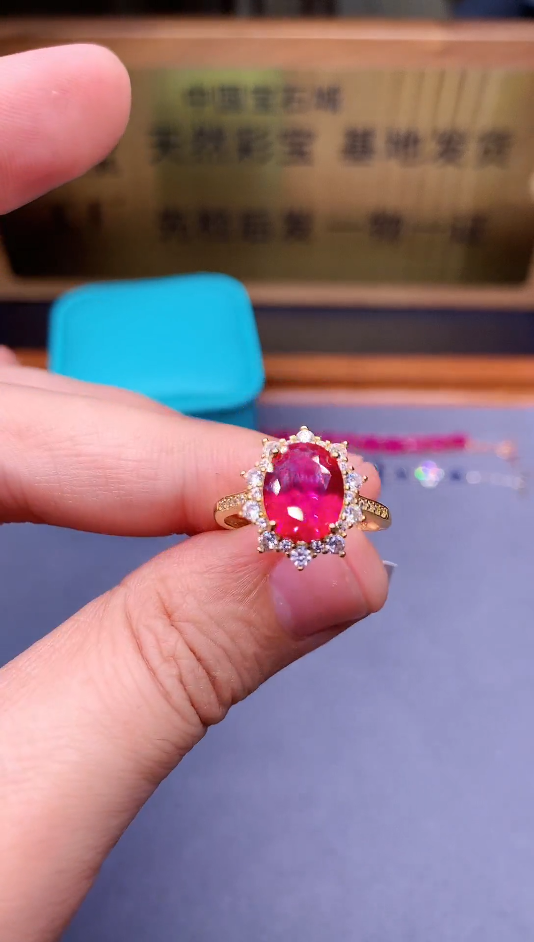 【闪购商品】红宝石戒指银S925镶嵌........