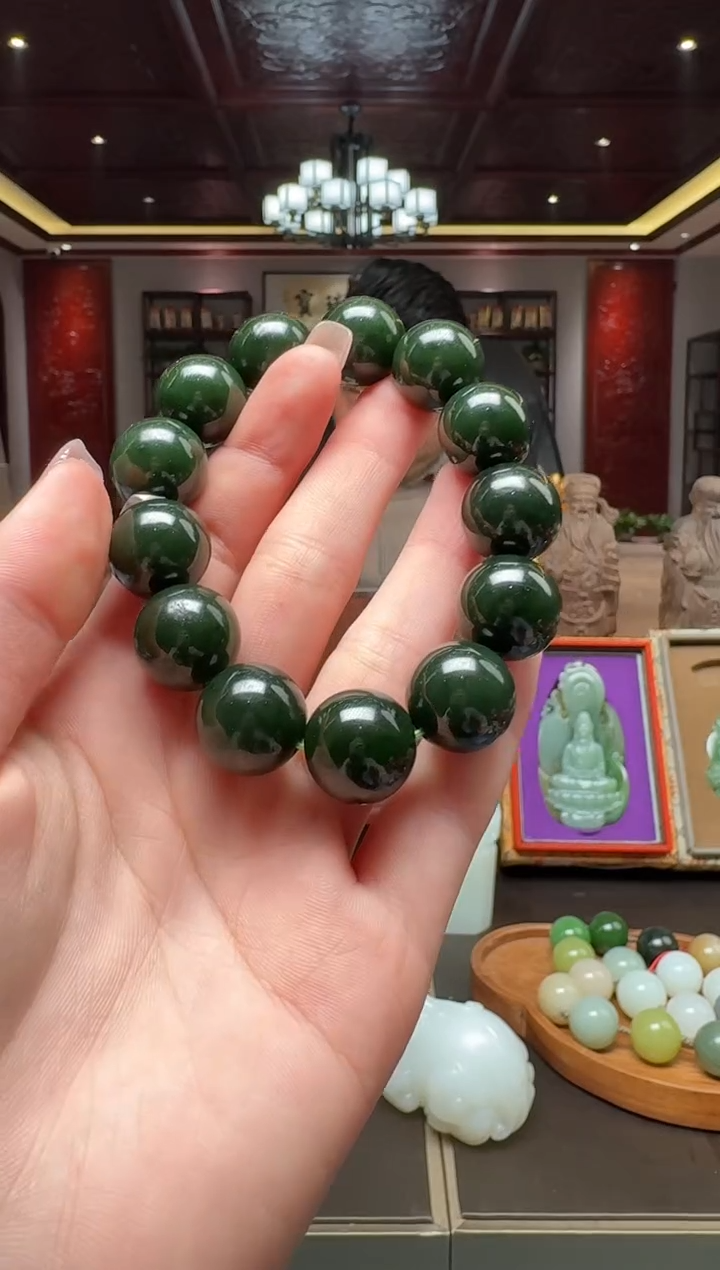 未镶嵌手串和田玉byeqbcl16