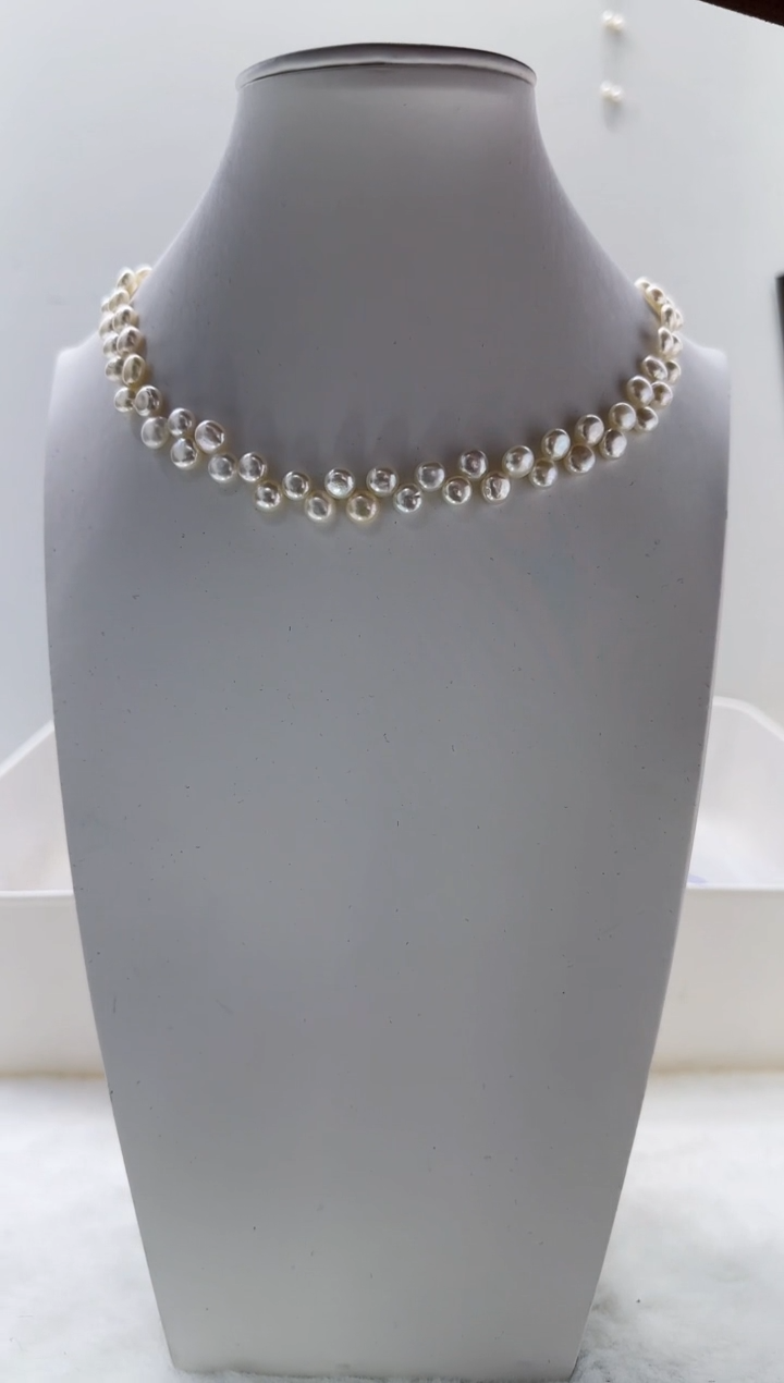 【闪购商品】淡水珍珠DA银S925镶嵌d197 项链