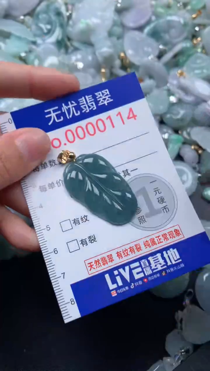 颈饰未镶嵌翡翠1114