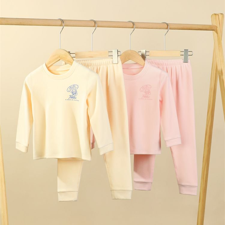 【德绒】bduck小黄鸭童装居家服秋冬款保暖内搭套装BF5487072（508）