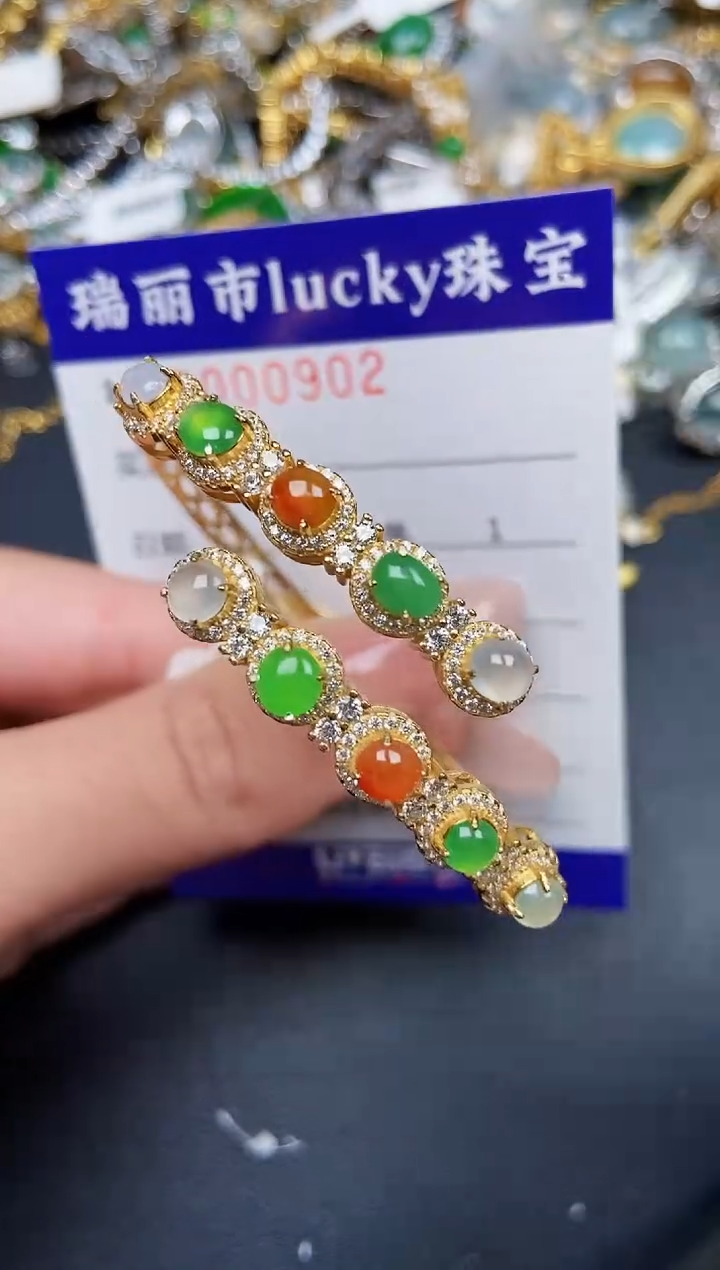 【闪购商品】翡翠颈饰银S925镶嵌0902