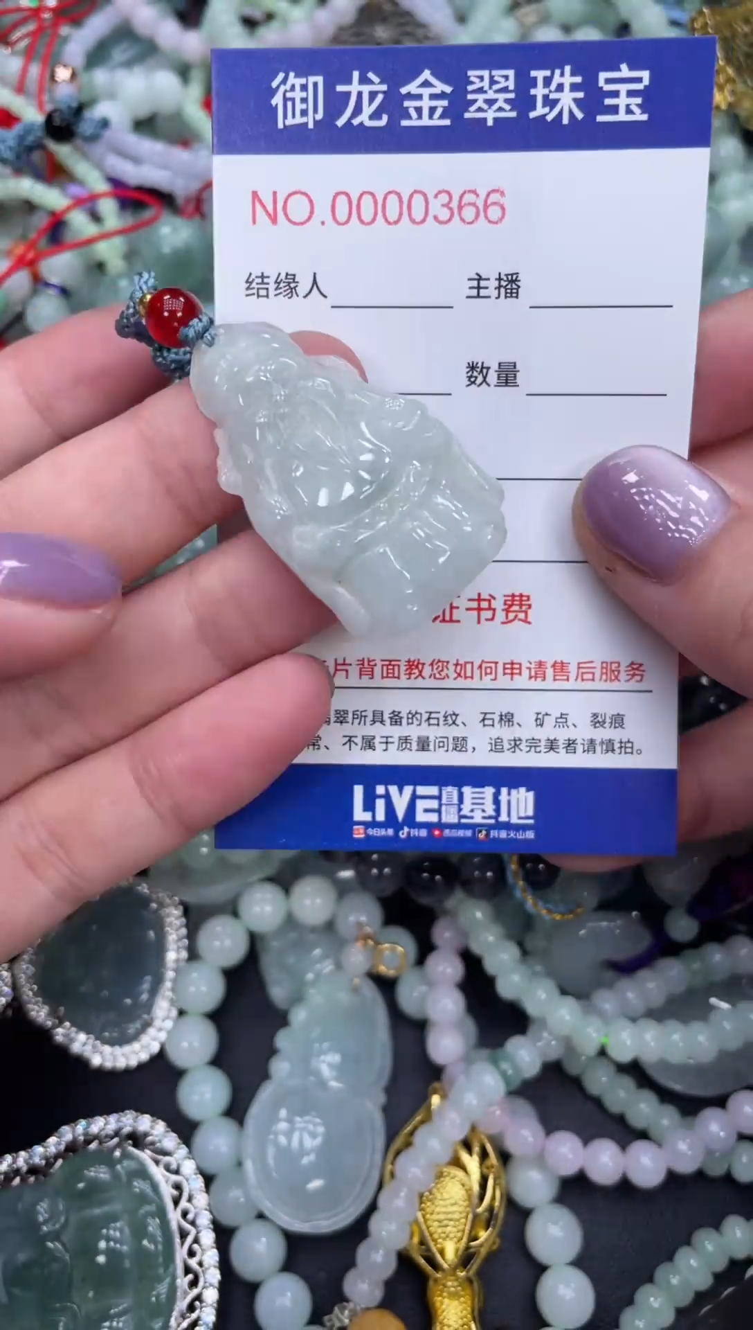 翡翠未镶嵌颈饰111