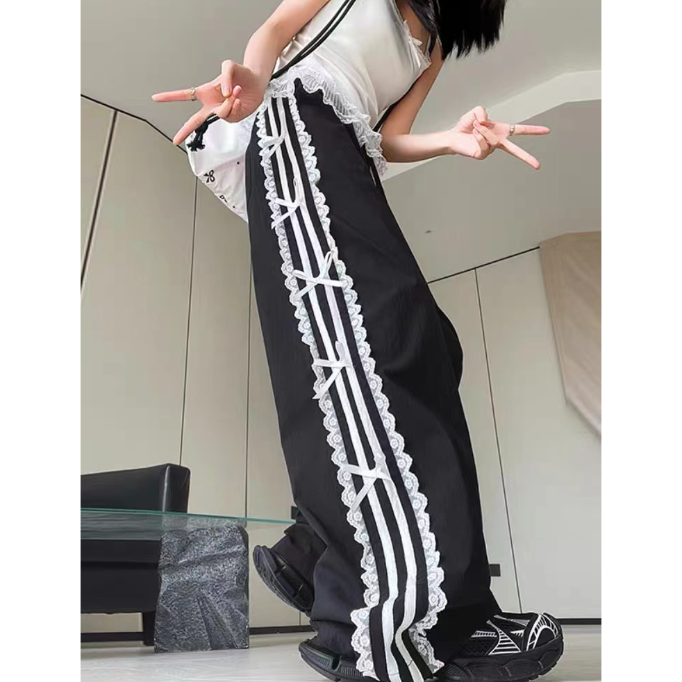 女童夏季蝴蝶结速干裤150