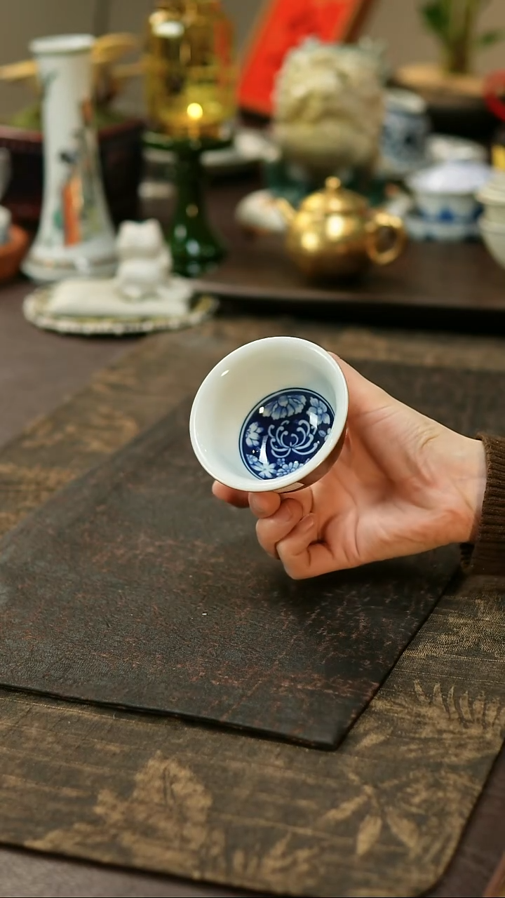 景德镇陶瓷杯碗柴烧多人