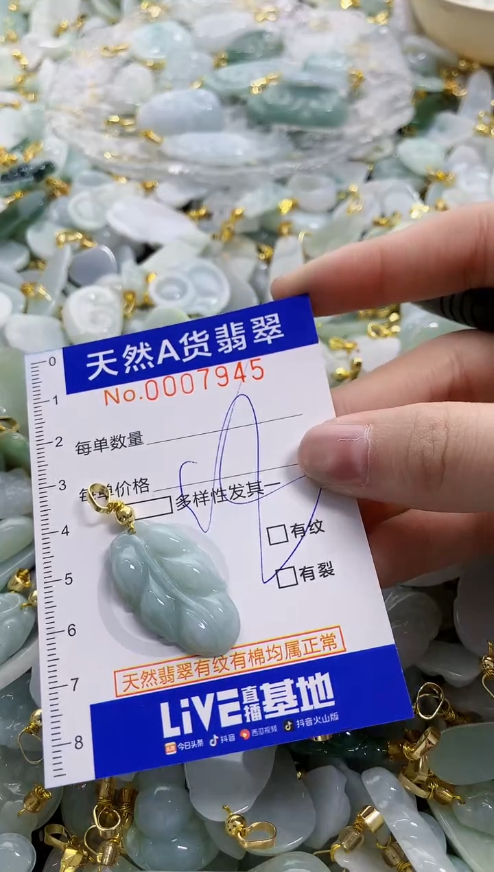 颈饰未镶嵌翡翠天然A货翡翠