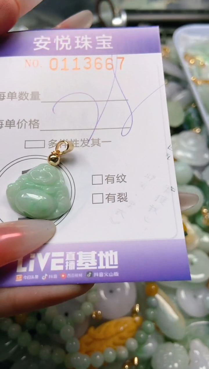 【闪购商品】翡翠颈饰未镶嵌闪购0113667