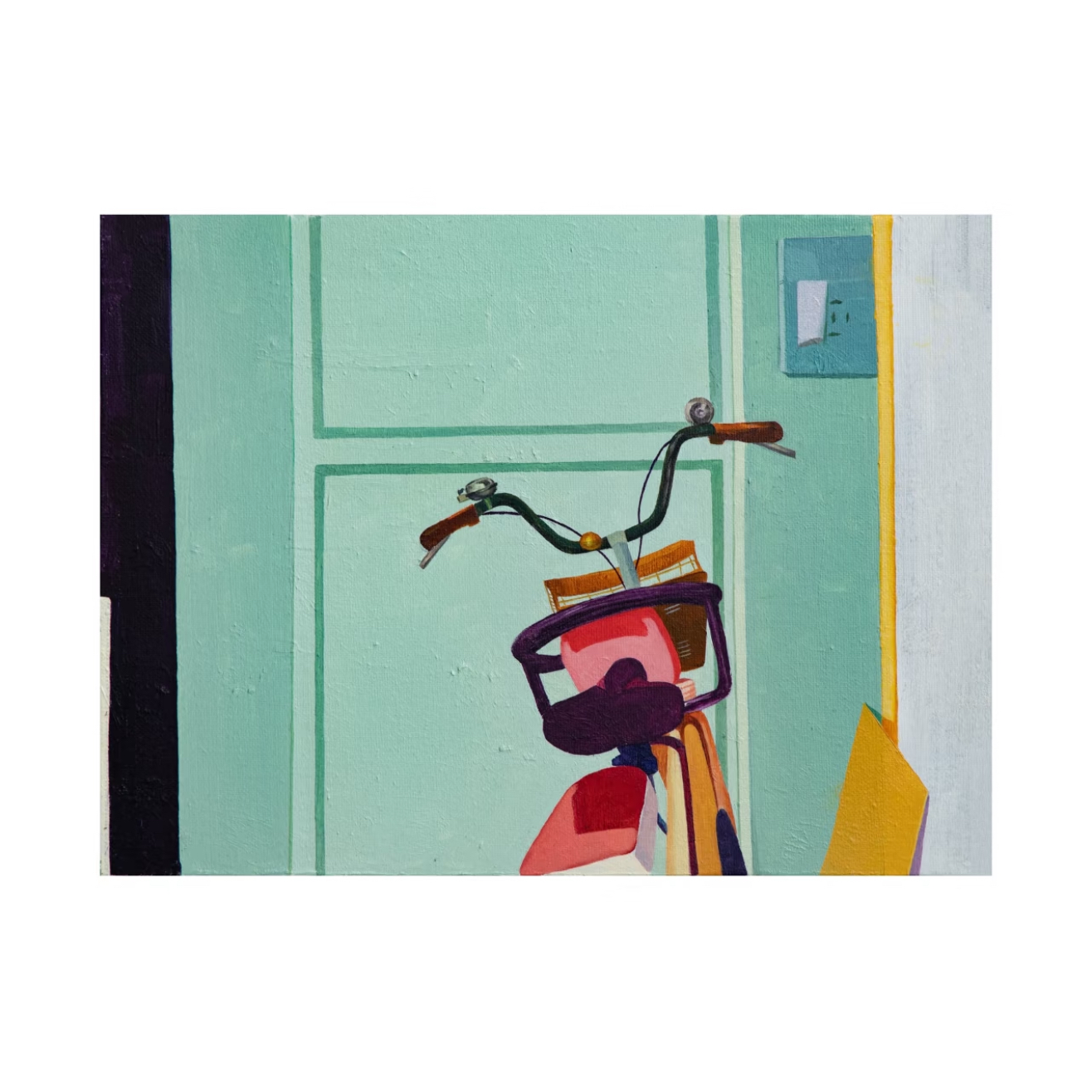 【前行】30*40 原创油画孤品 客厅法式复古小众艺术装饰挂画